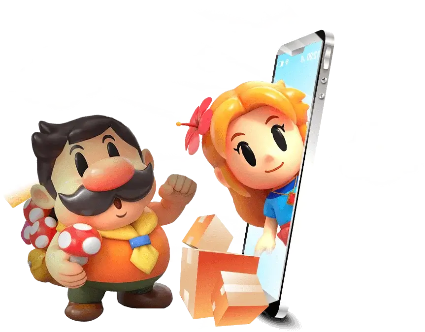 Illustration of an animated character with vibrant colors and dynamic motion.