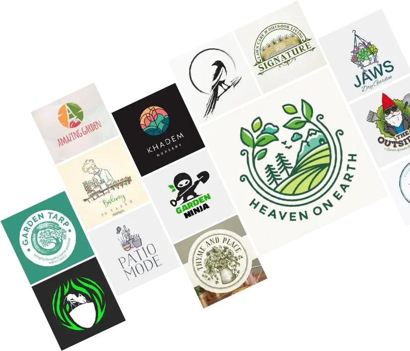 Vibrant and creative illustrative logo design featuring colorful graphics and artistic elements